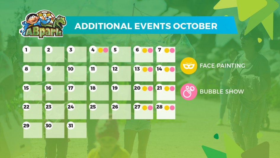 ABpark Planned Events in October 2018