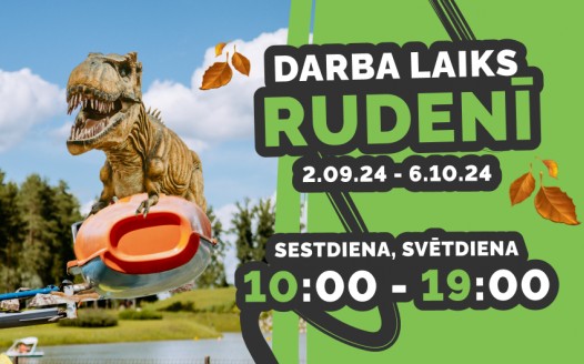 ABpark darba laiks 2024. gada rudenī un skolēnu ekskursijas